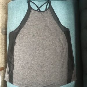 Lululemon high next workout tank w mesh